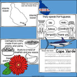 Cape Verde Mini Book for Early Readers - A Country Study