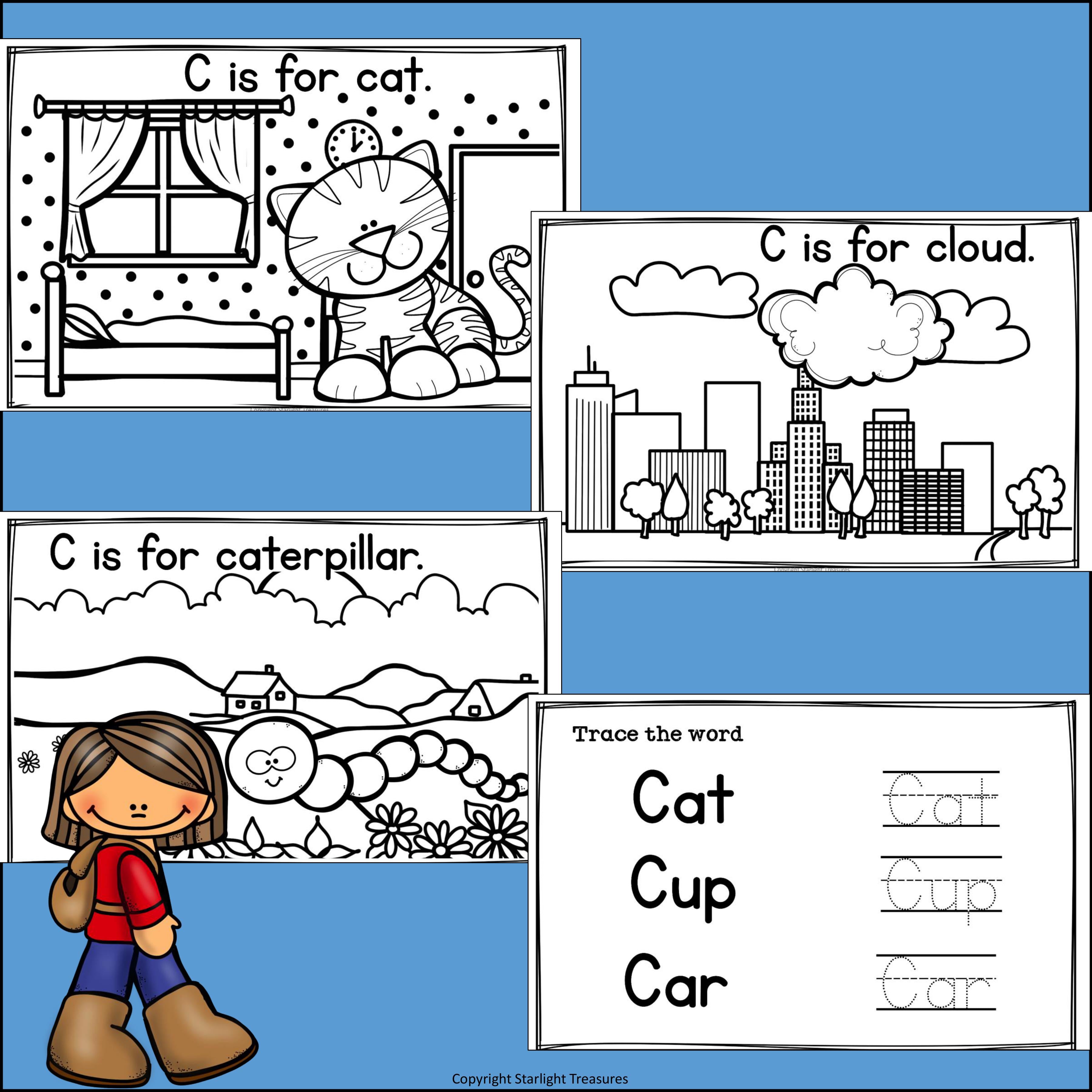 Letter C Mini Book