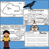 Bhutan Mini Book for Early Readers - A Country Study