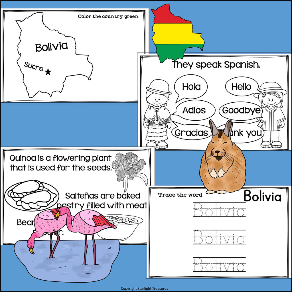 Bolivia Mini Book for Early Readers - A Country Study