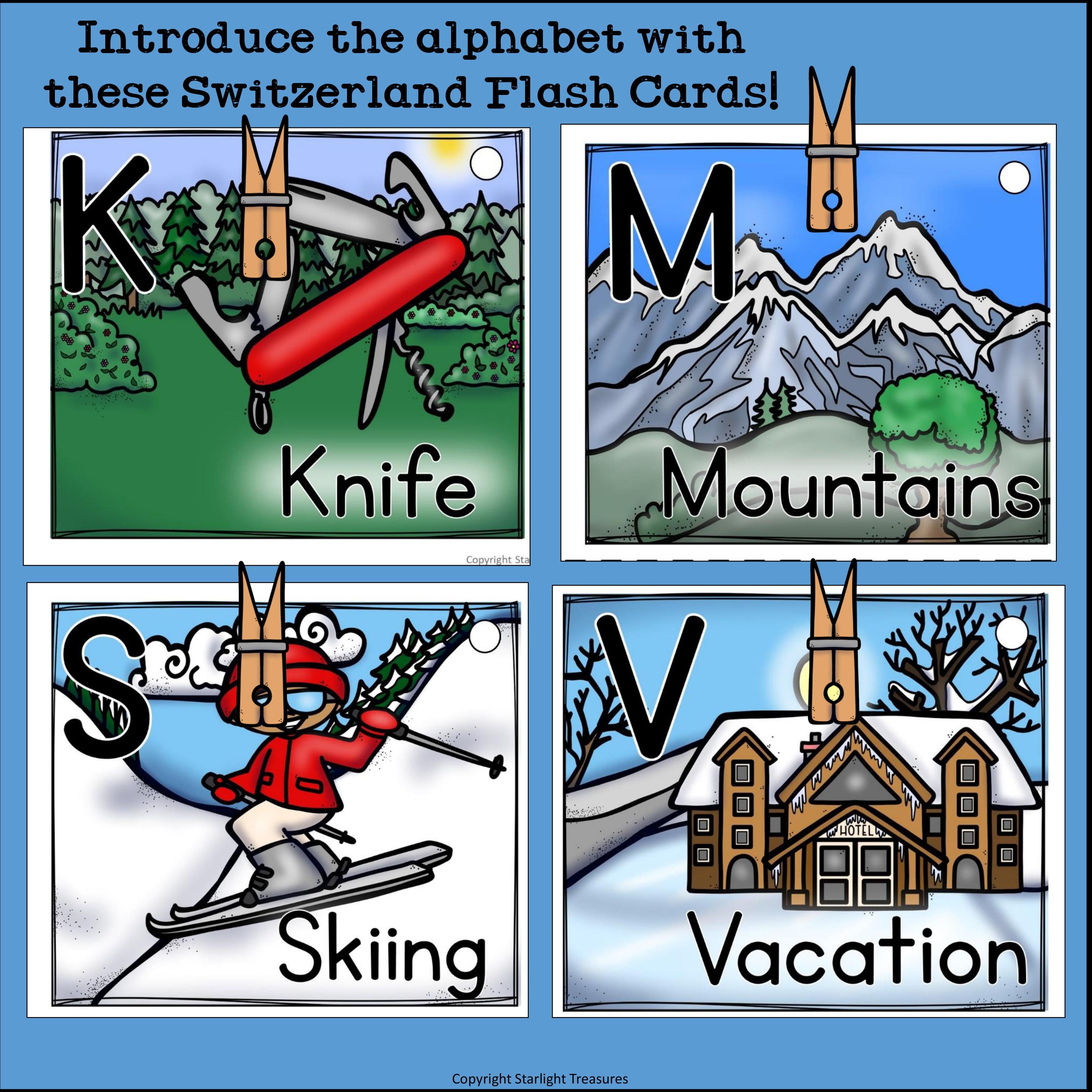 Switzerland Flash Cards