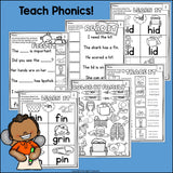 Short I Worksheets and Activities for Early Readers