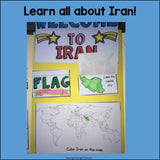 Iran Lapbook for Early Learners - A Country Study