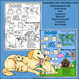 Dogs Fact Sheet for Early Readers