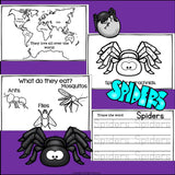Spiders Mini Book for Early Readers
