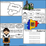 Andorra Mini Book for Early Readers - A Country Study