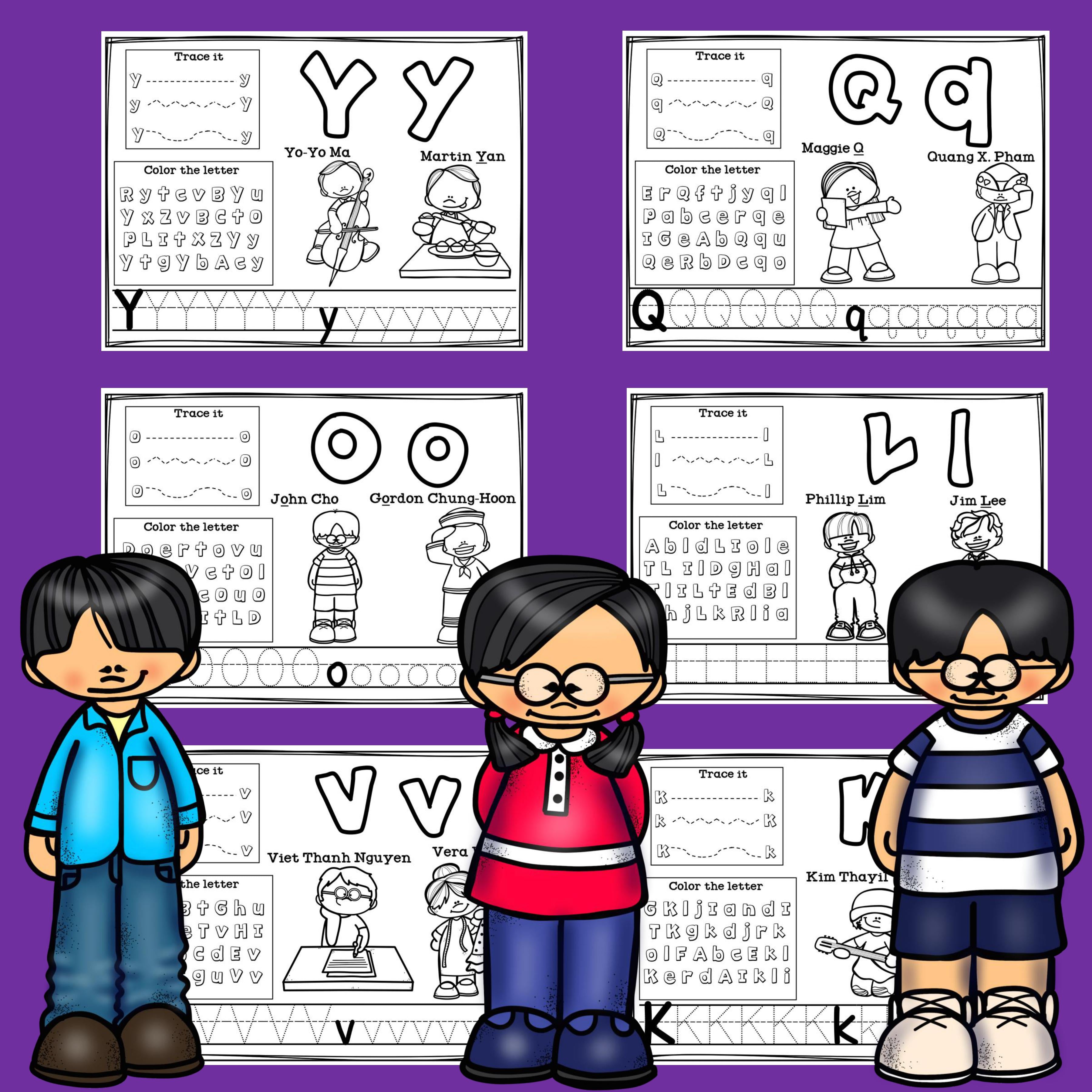 Worksheets A-Z Asian Pacific American Heritage Month