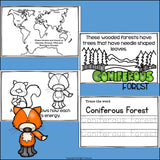 Coniferous Forest Food Chain Mini Book