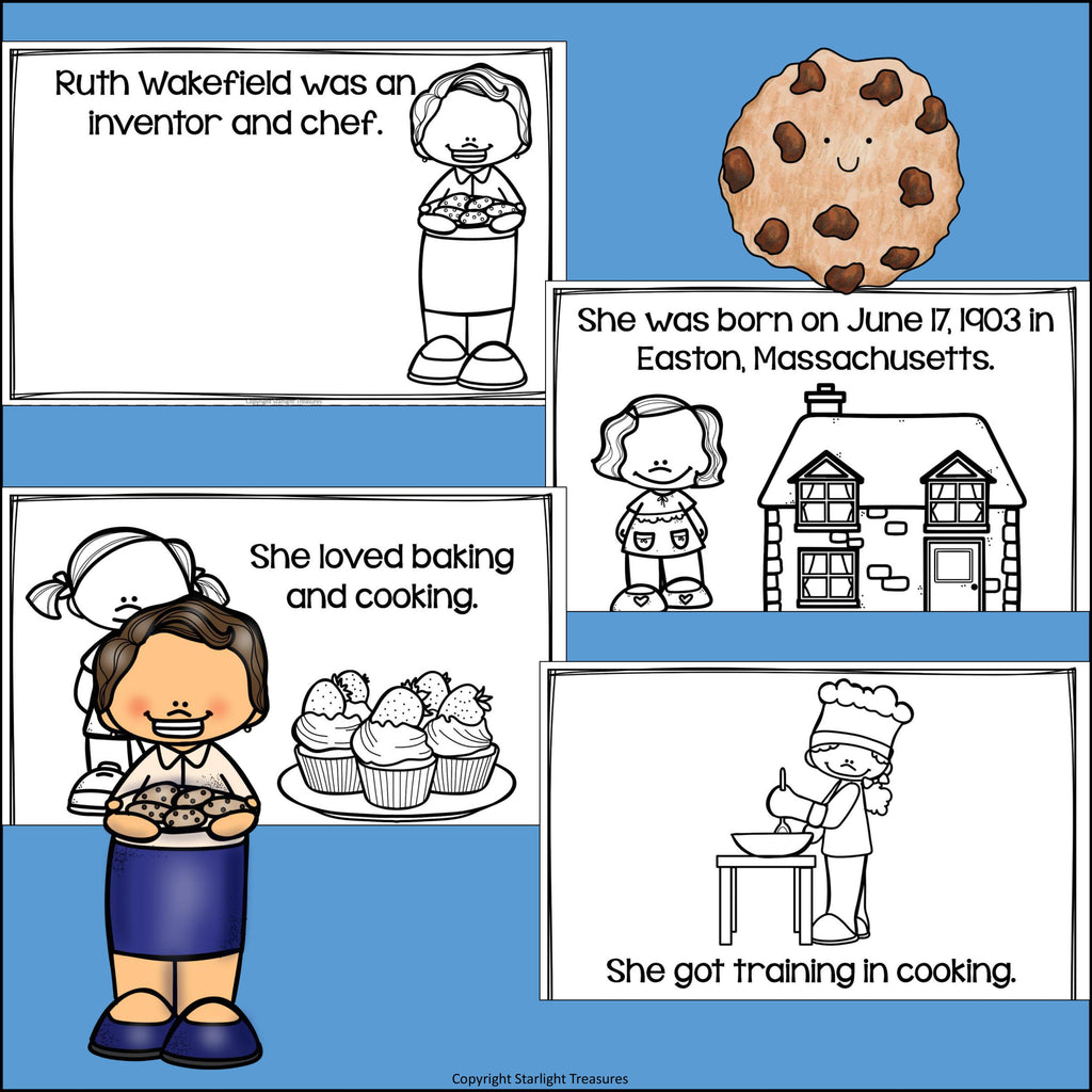 Ruth Wakefield Mini Book for Early Readers: Inventors