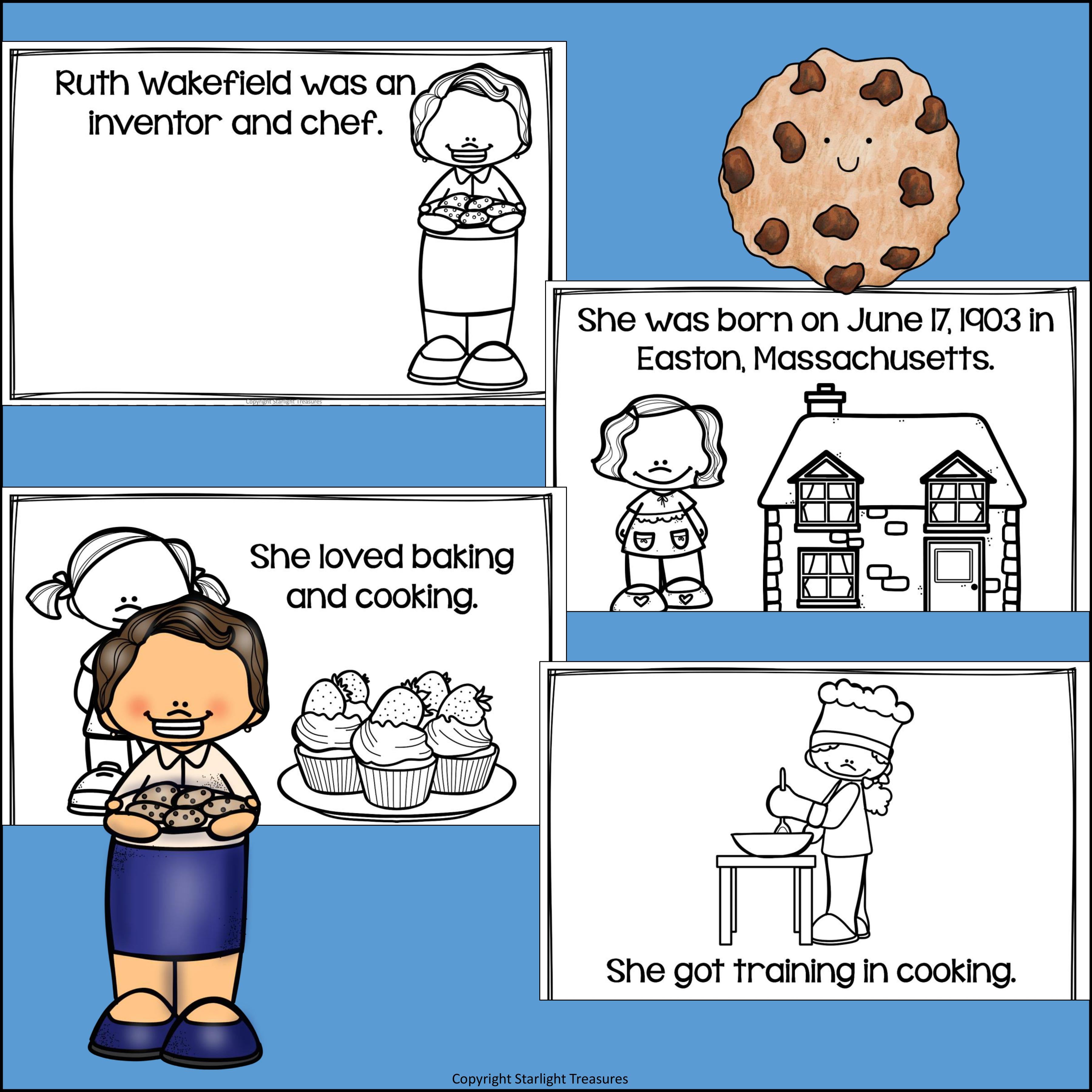 Ruth Wakefield Mini Book for Early Readers: Inventors