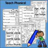 Silent Letters Worksheets and Activities for Early Readers