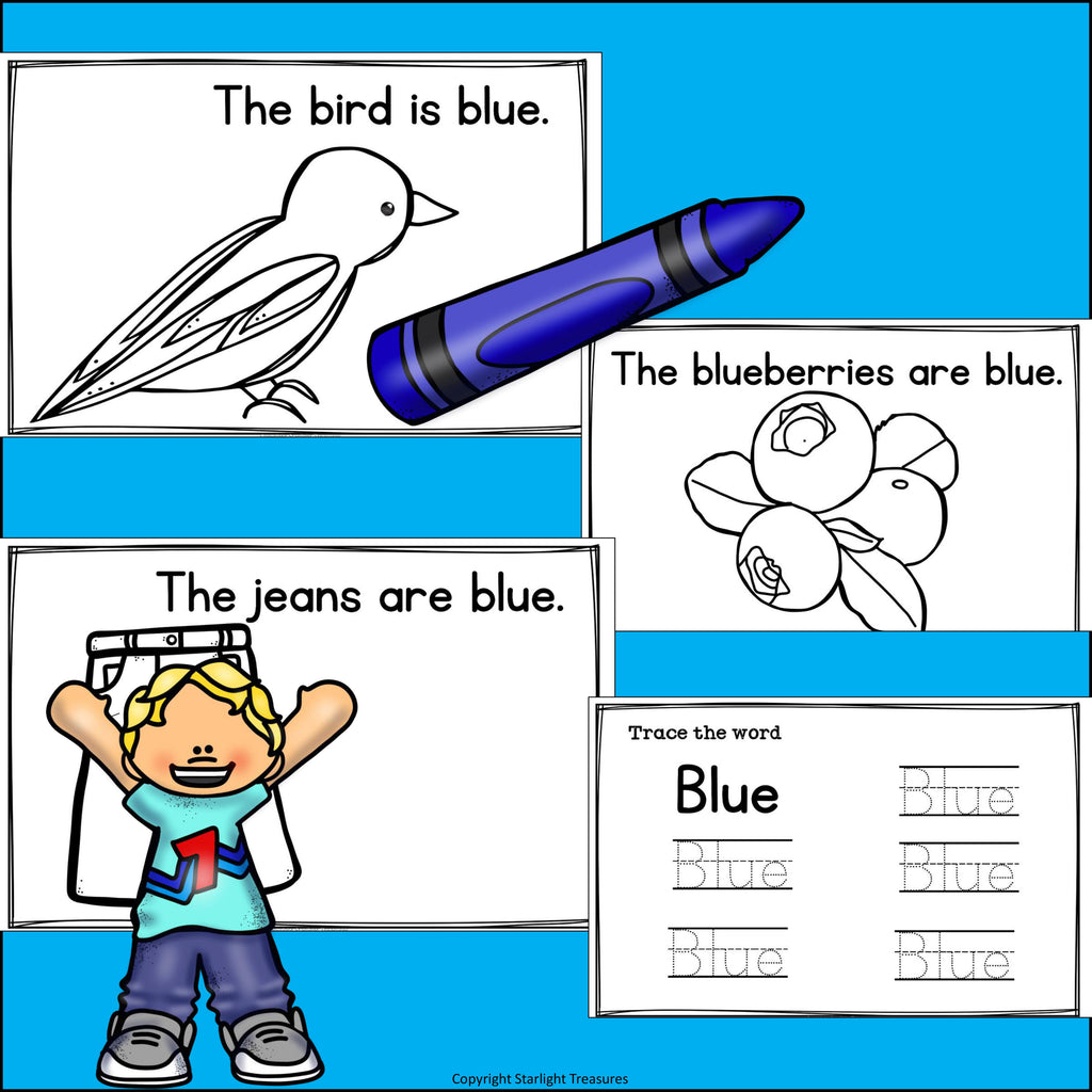 Colors of the Week: Blue Mini Book