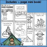 Park Ranger Mini Book for Early Reader