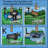 Alphabet Flash Cards for Early Readers - Country of Cambodia