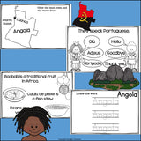 Angola Mini Book for Early Readers - A Country Study