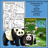 Pandas Fact Sheet for Early Readers - Panda Bears