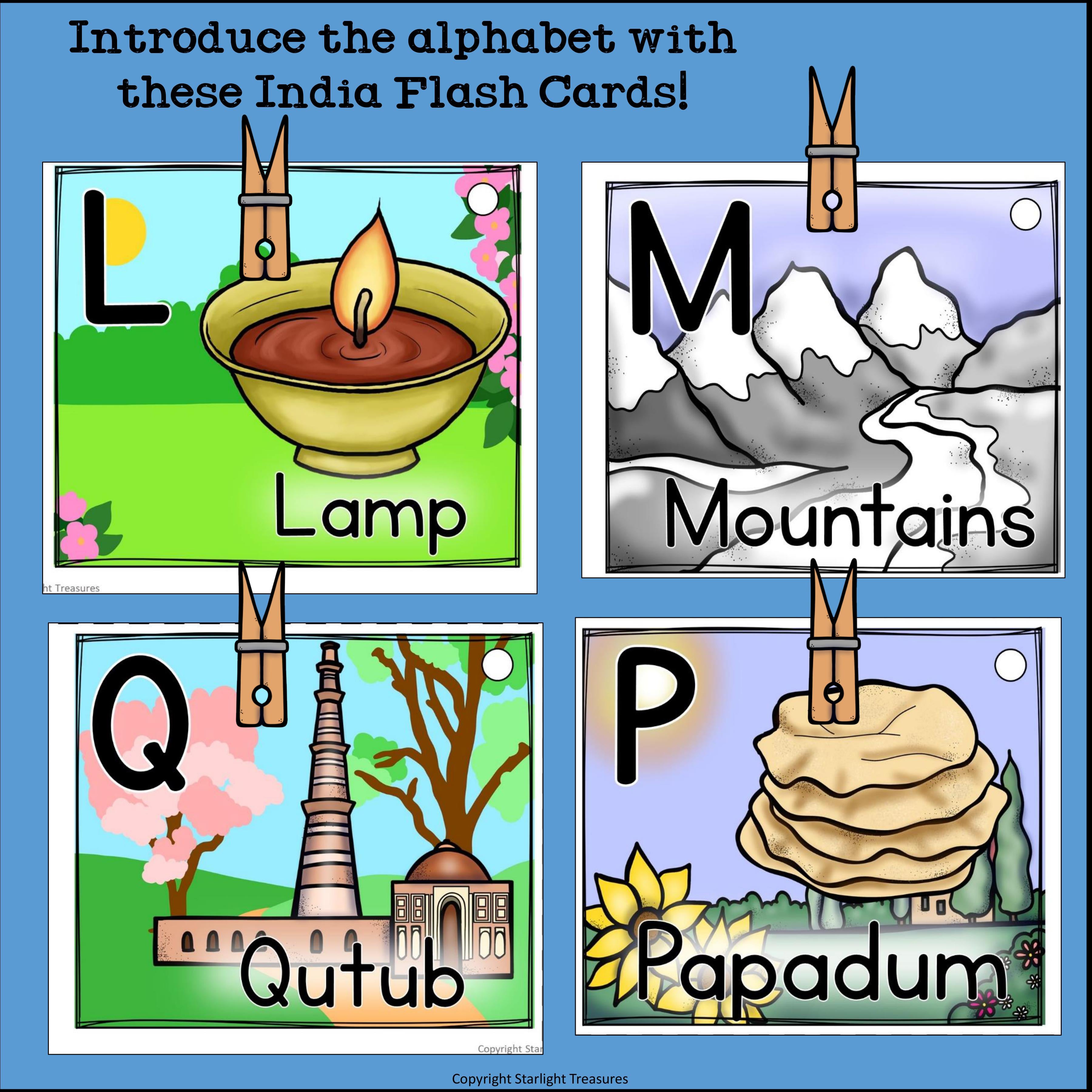 India Flash Cards