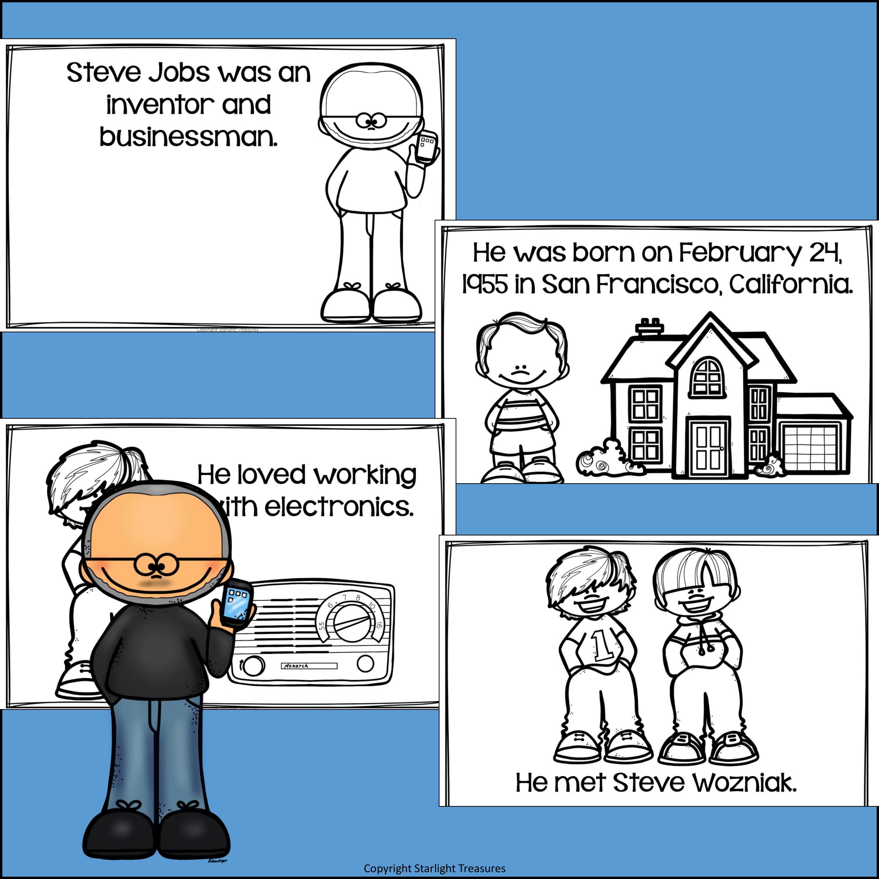 Steve Jobs Mini Book for Early Readers: Inventors