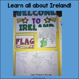 Ireland Lapbook for Early Learners - A Country Study