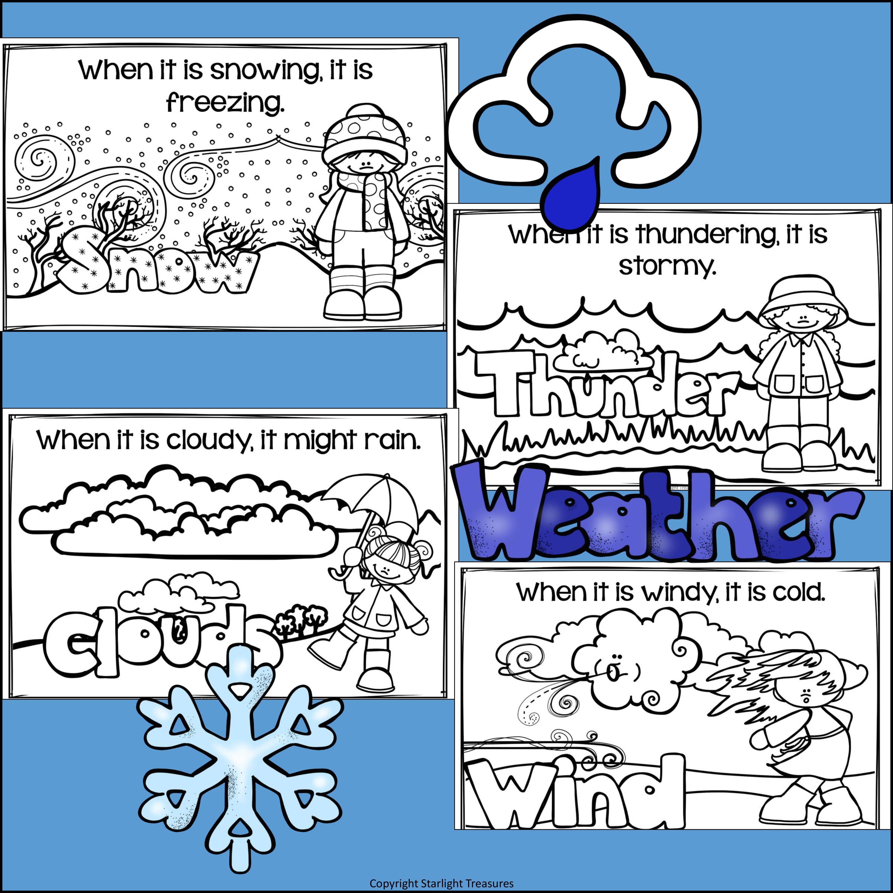 Weather Mini Book for Early Readers