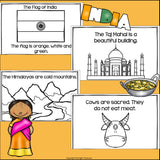 India Mini Book for Early Readers - A Country Study