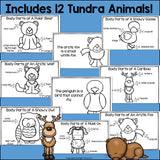 The Tundra Mini Book for Early Readers: Tundra Animals