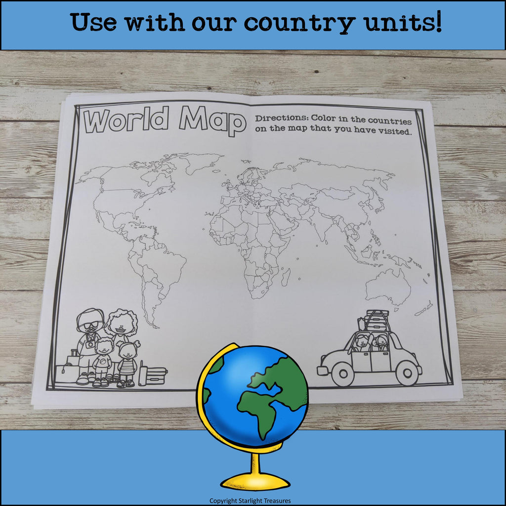 International Passport Mini Book for Early Readers FREEBIE