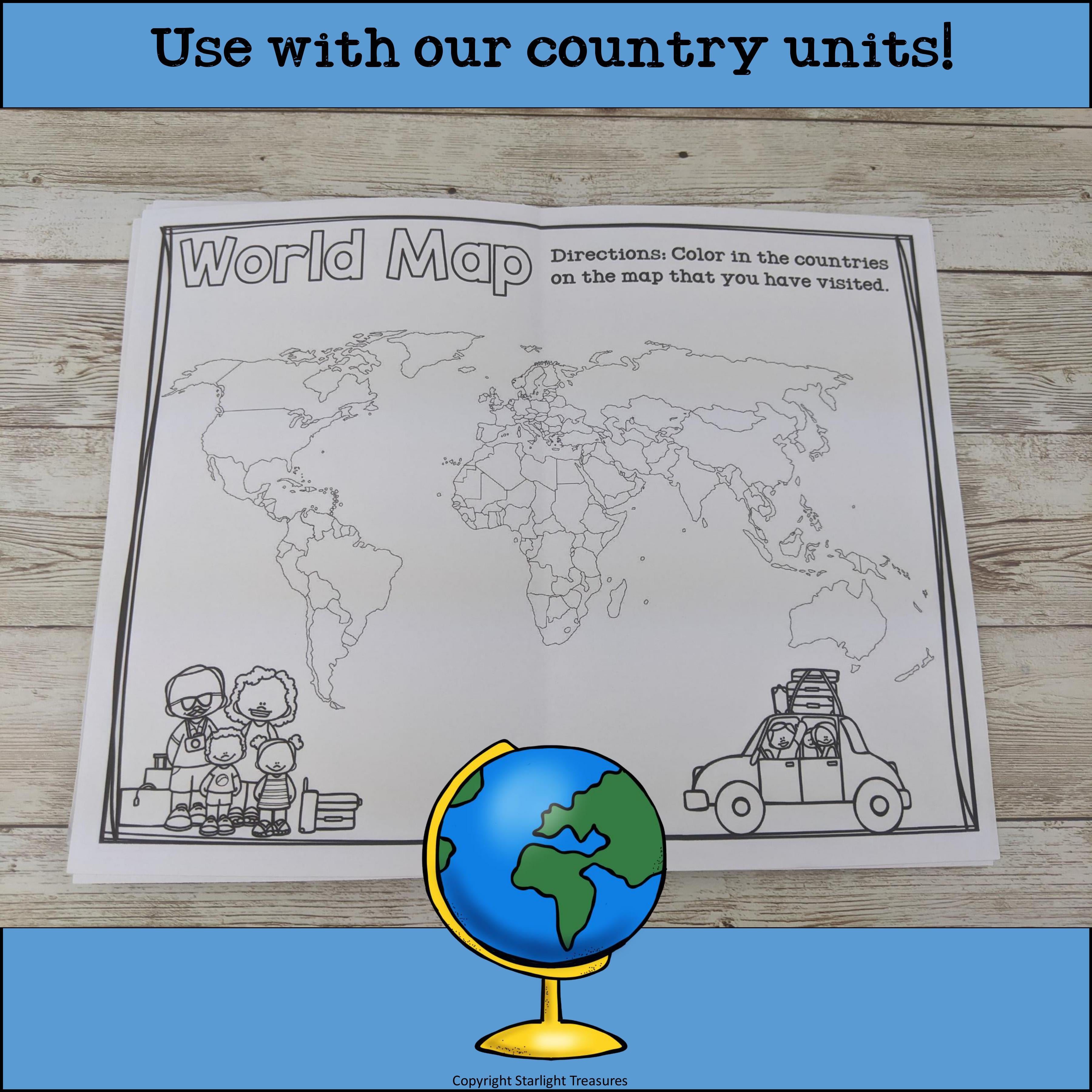 International Passport Mini Book for Early Readers FREEBIE