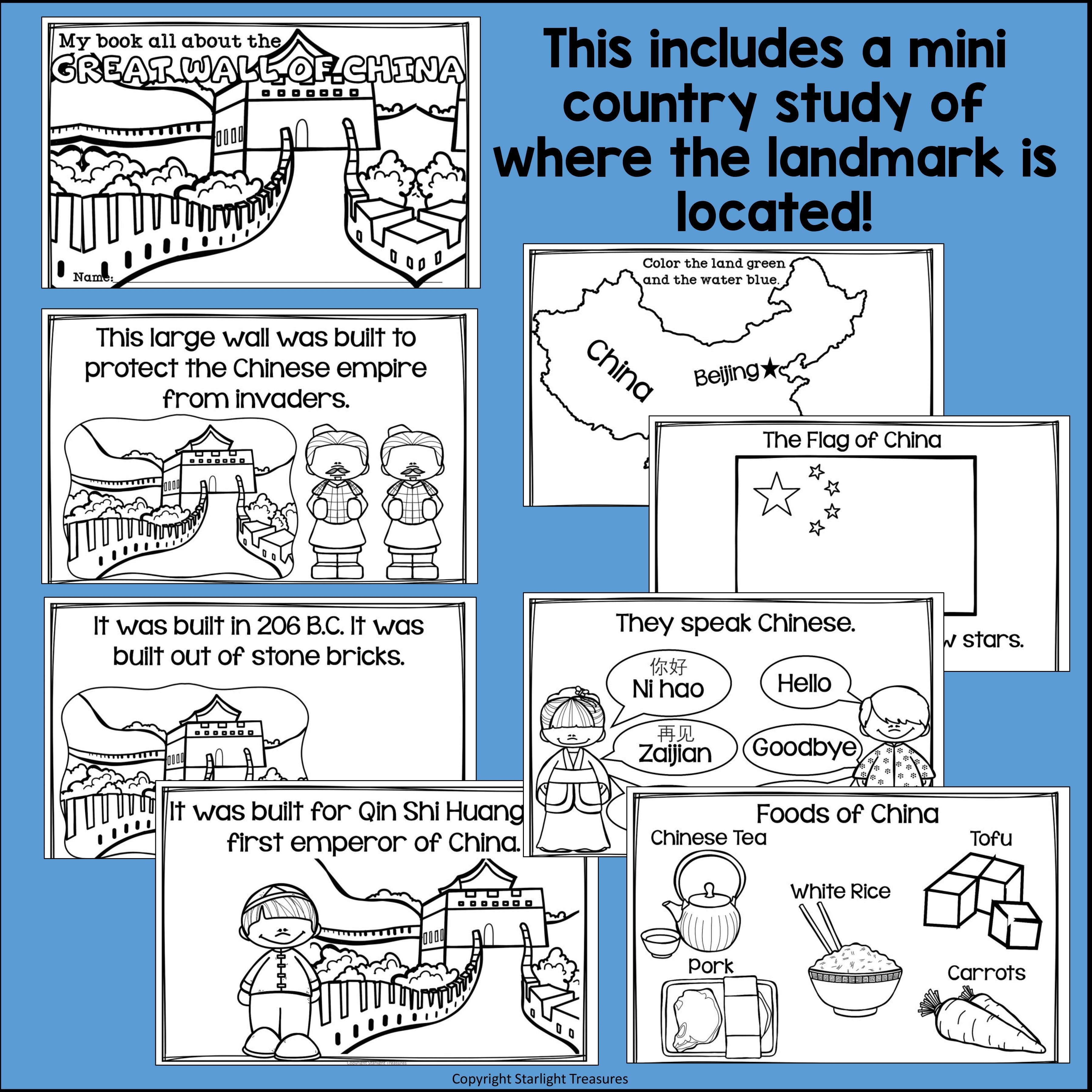 Great Wall of China Complete Unit for Early Learners