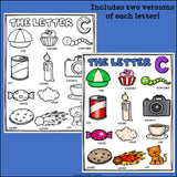Alphabet Posters for Early Readers, Alphabet Letter of the Week FREEBIE