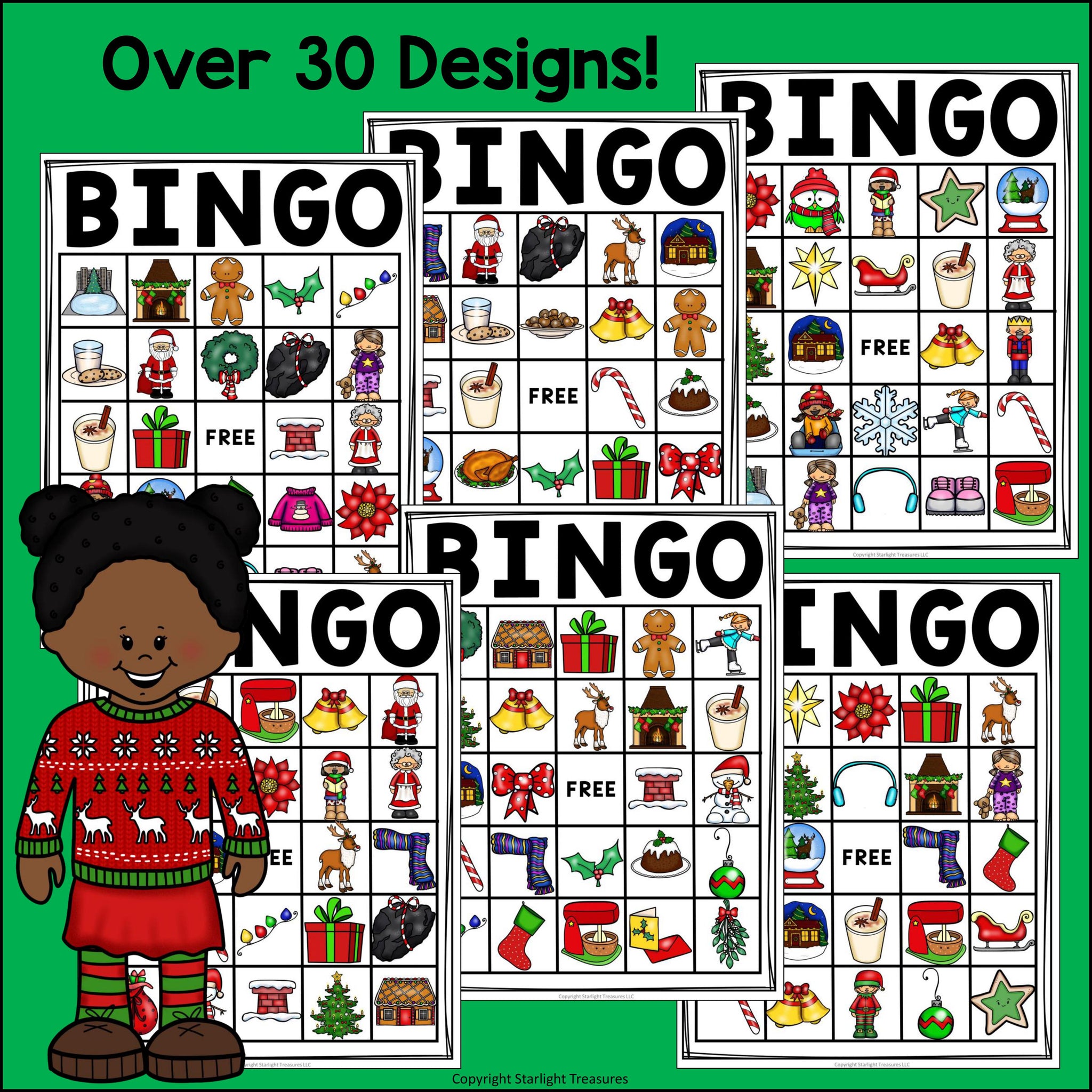 Schemi di gioco del bingo tradizionale su una pagina di libro
