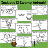 The Swamp Mini Book for Early Readers: Swamp Animals