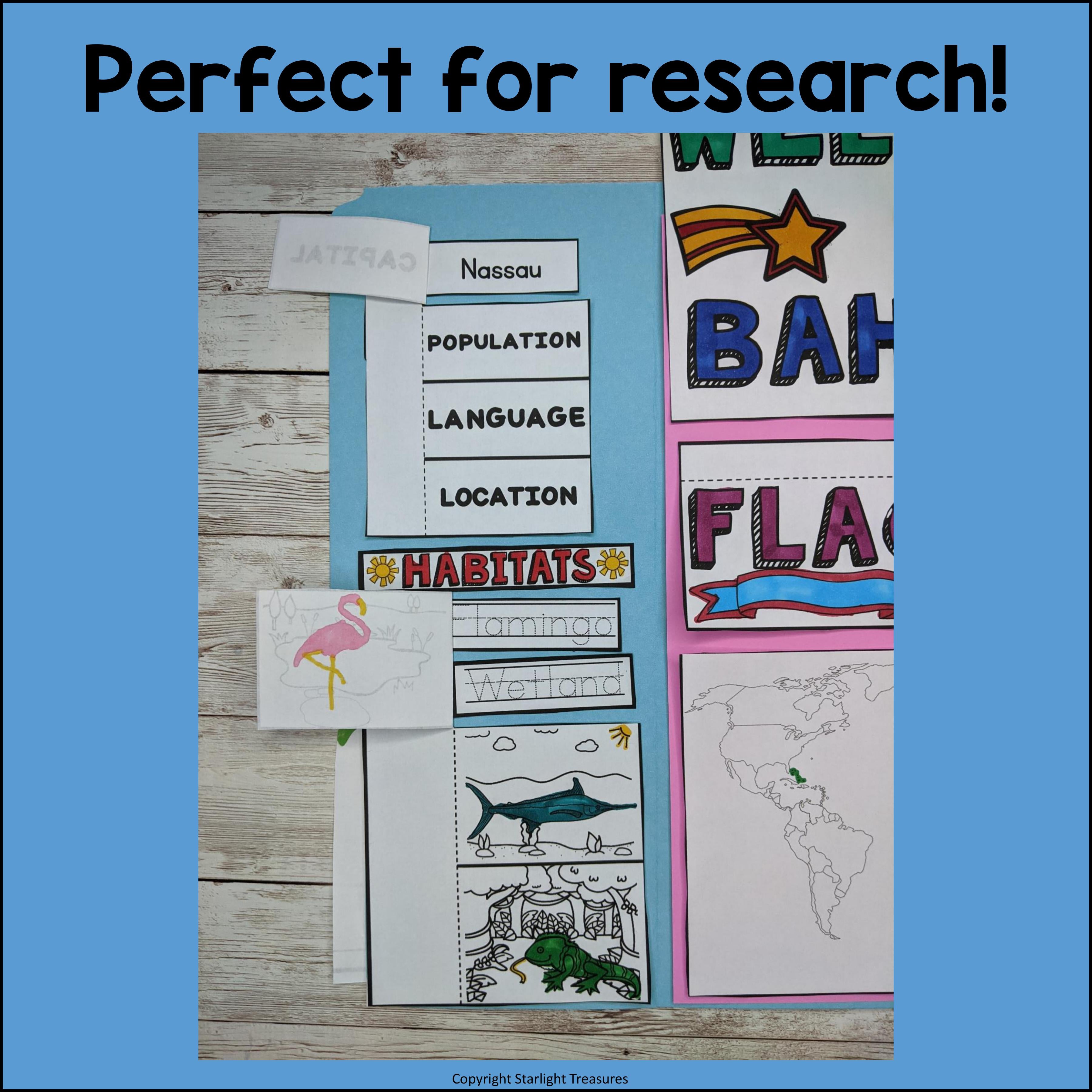 Bahamas Lapbook for Early Learners - A Country Study