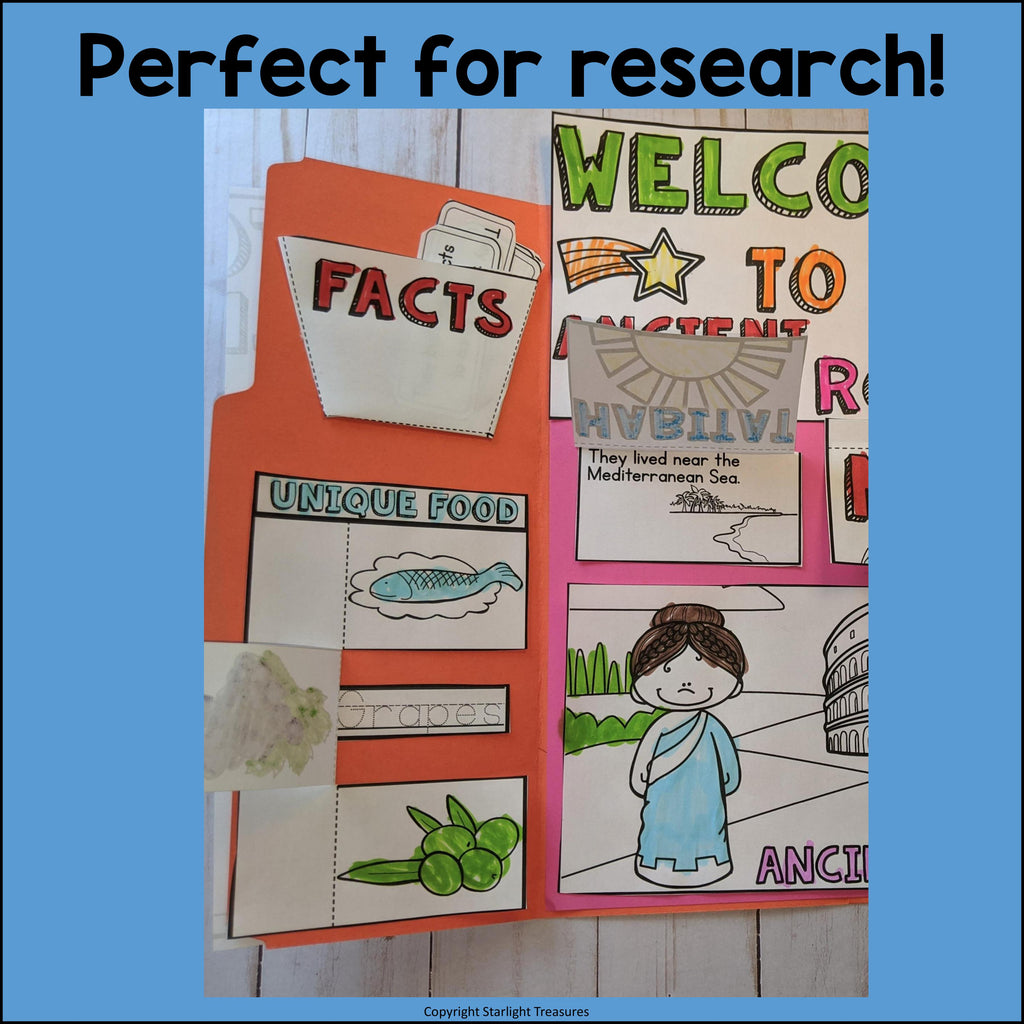 Ancient Rome Lapbook for Early Learners