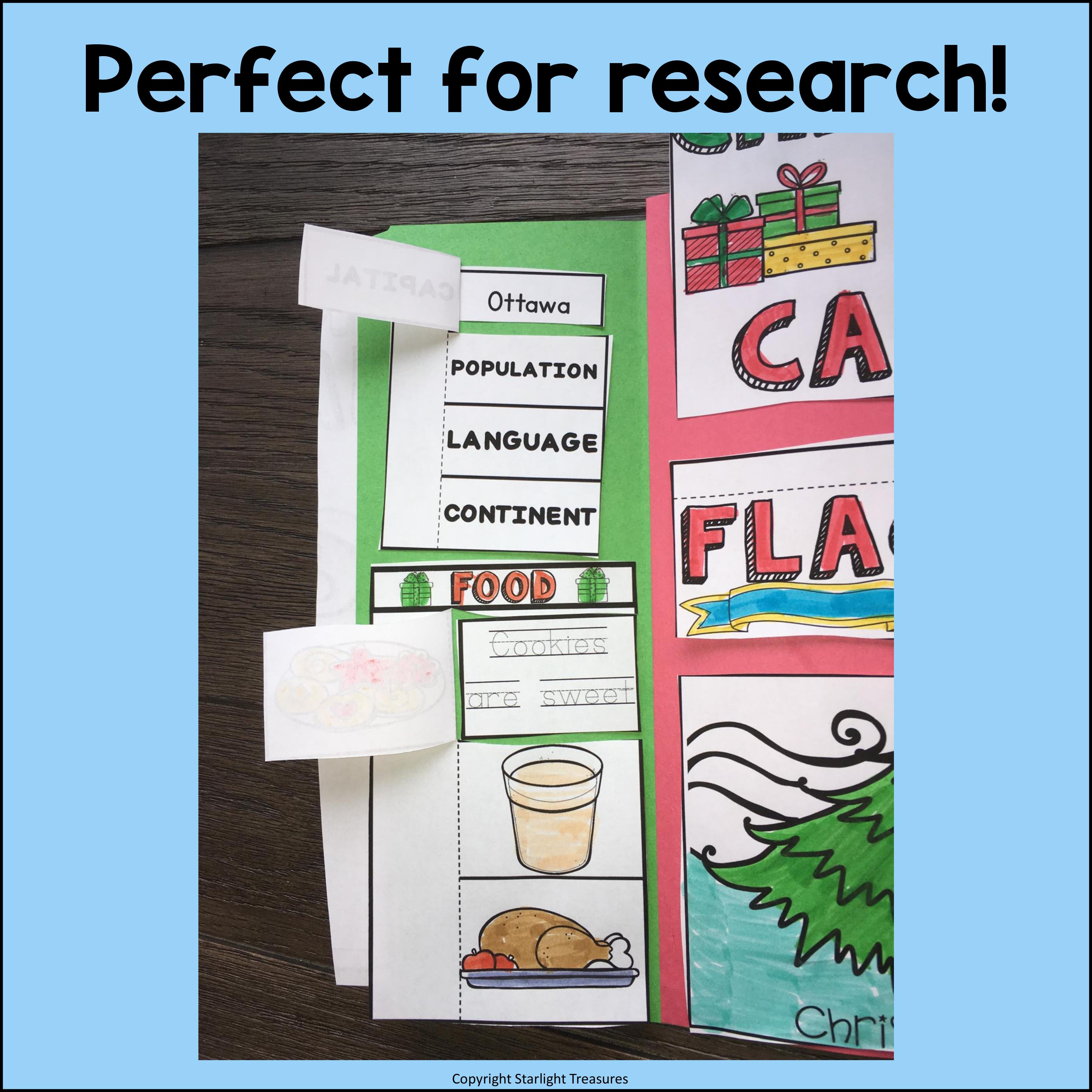 Christmas in Canada Lapbook for Early Learners