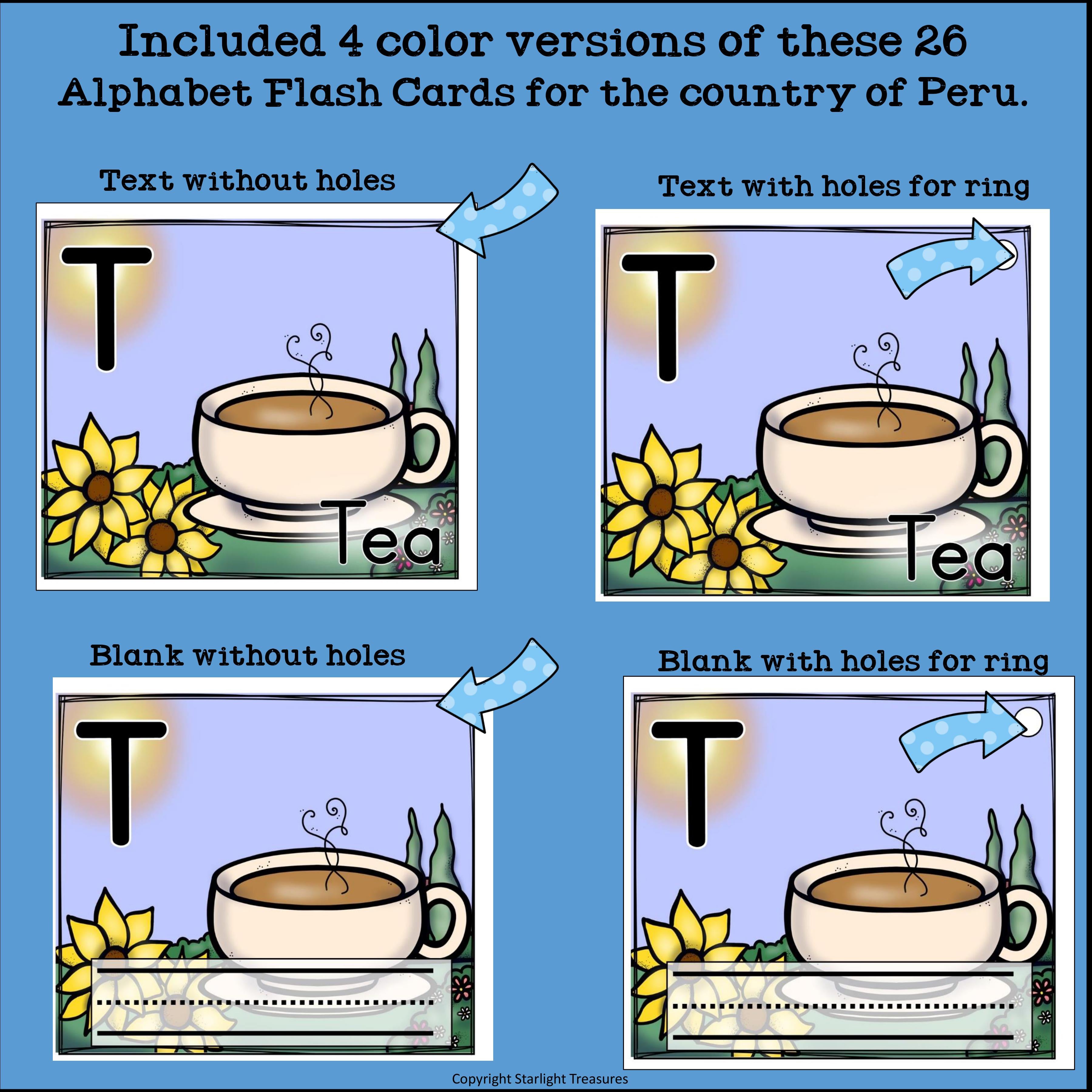 Peru Flash Cards