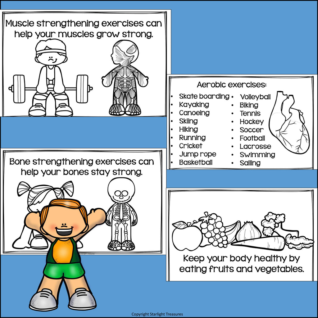 Exercise and Sports Mini Book for Early Readers