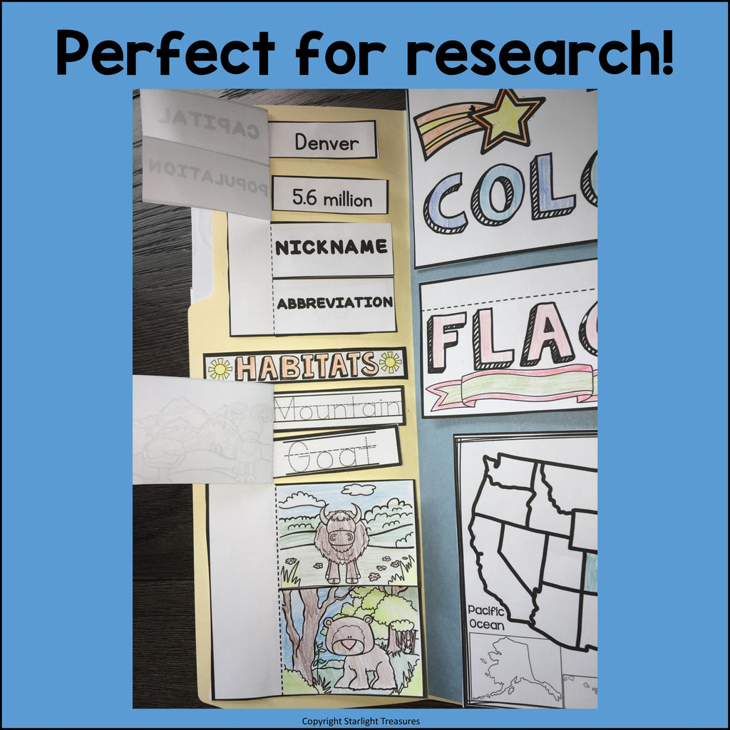 Colorado Lapbook for Early Learners - A State Study