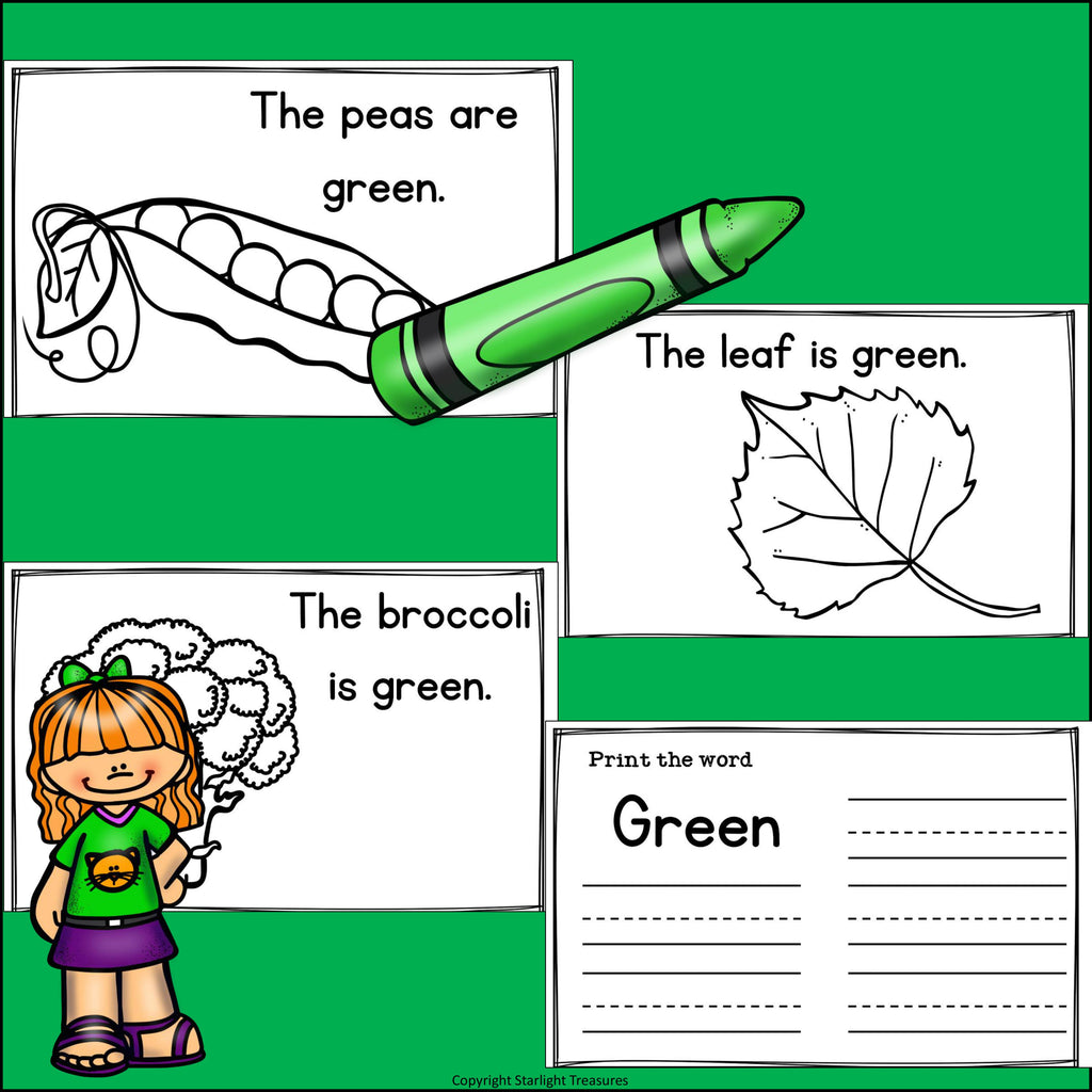 Colors of the Week: Green Mini Book