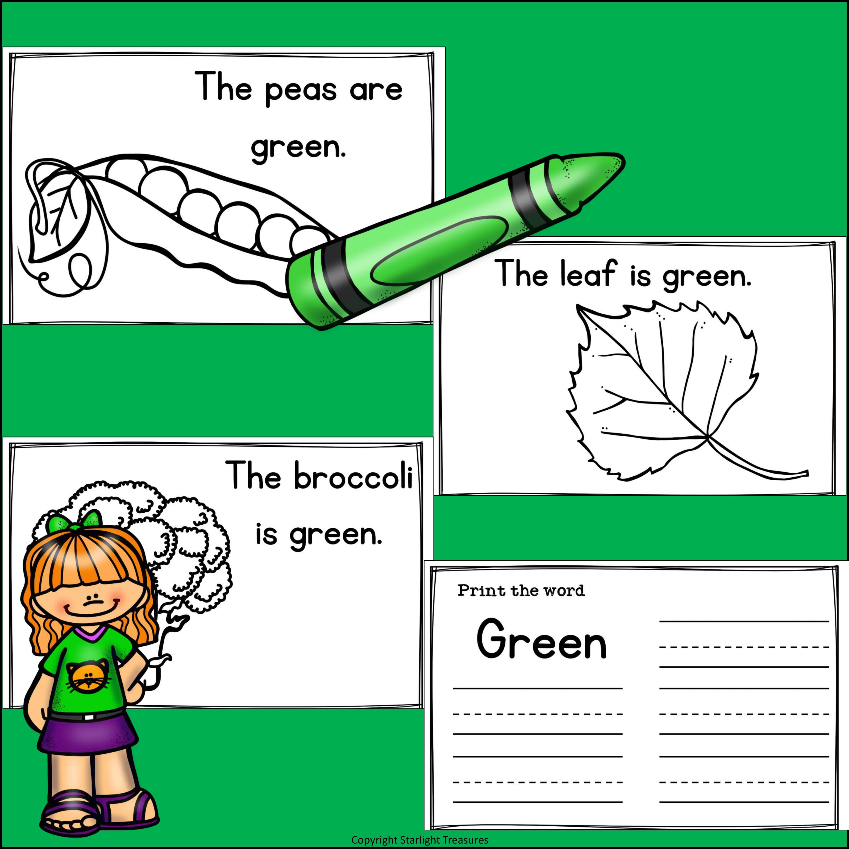 Colors of the Week: Green Mini Book