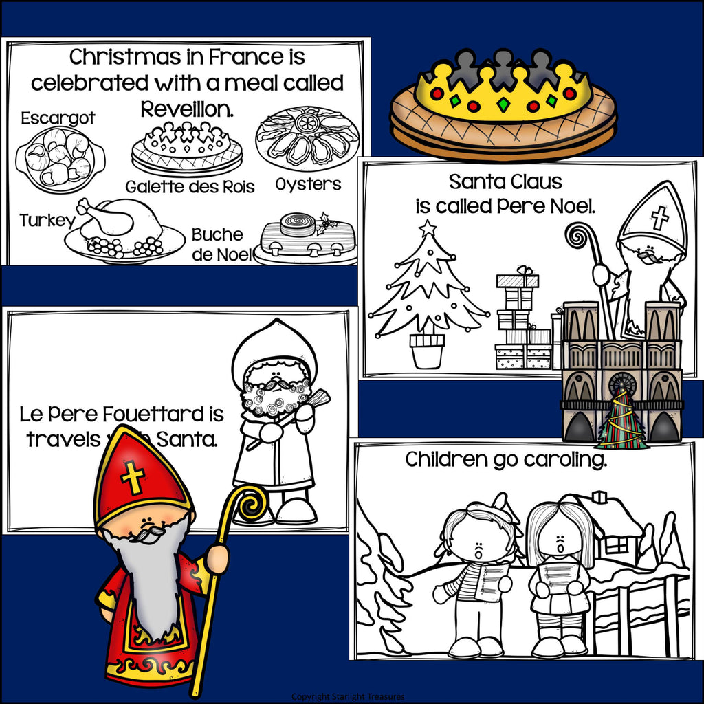 Christmas in France Mini Book for Early Readers