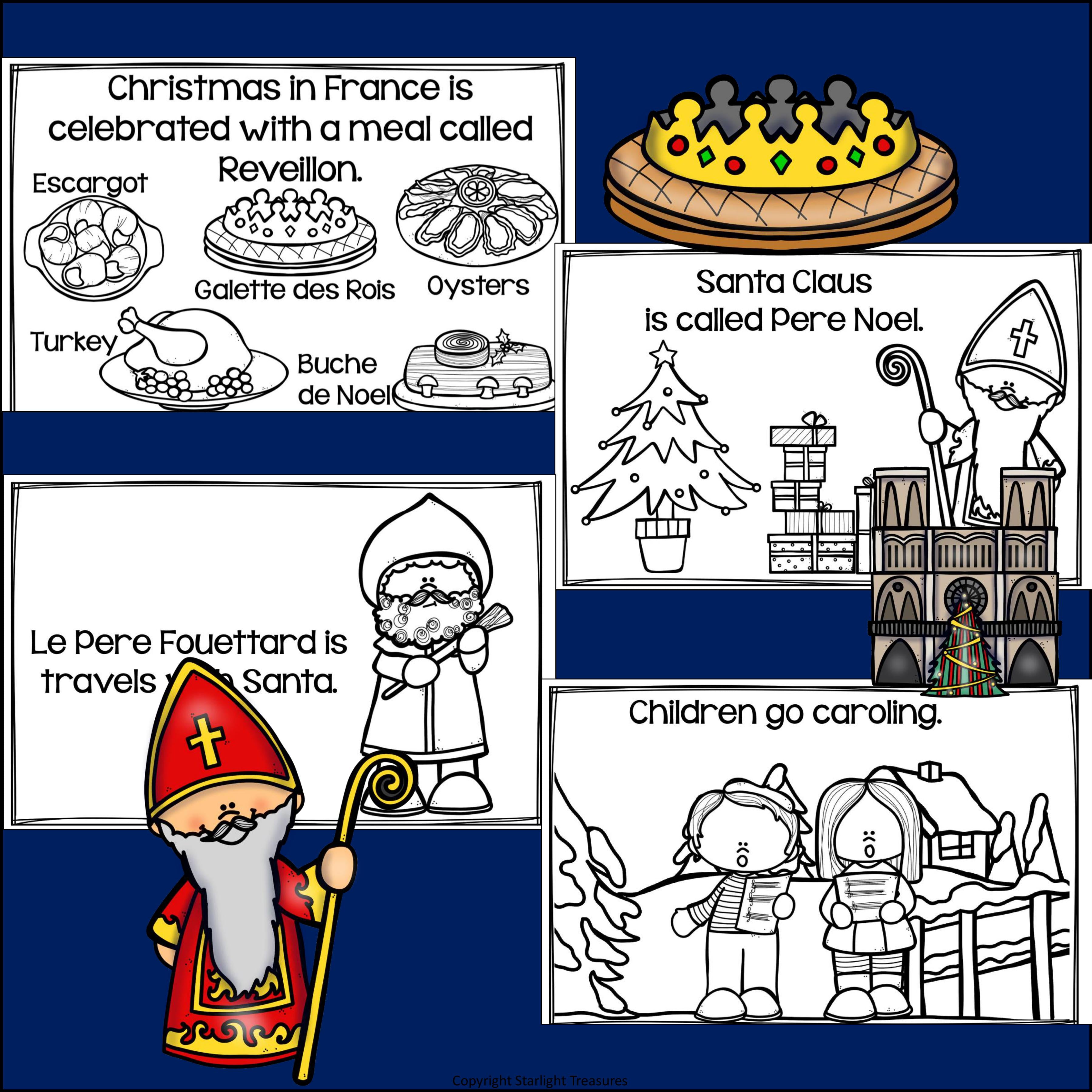Christmas in France Mini Book for Early Readers