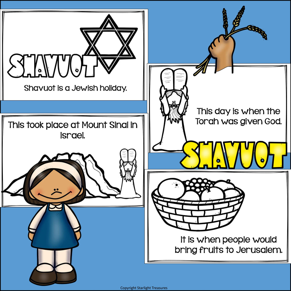 Shavuot Mini Book for Early Readers