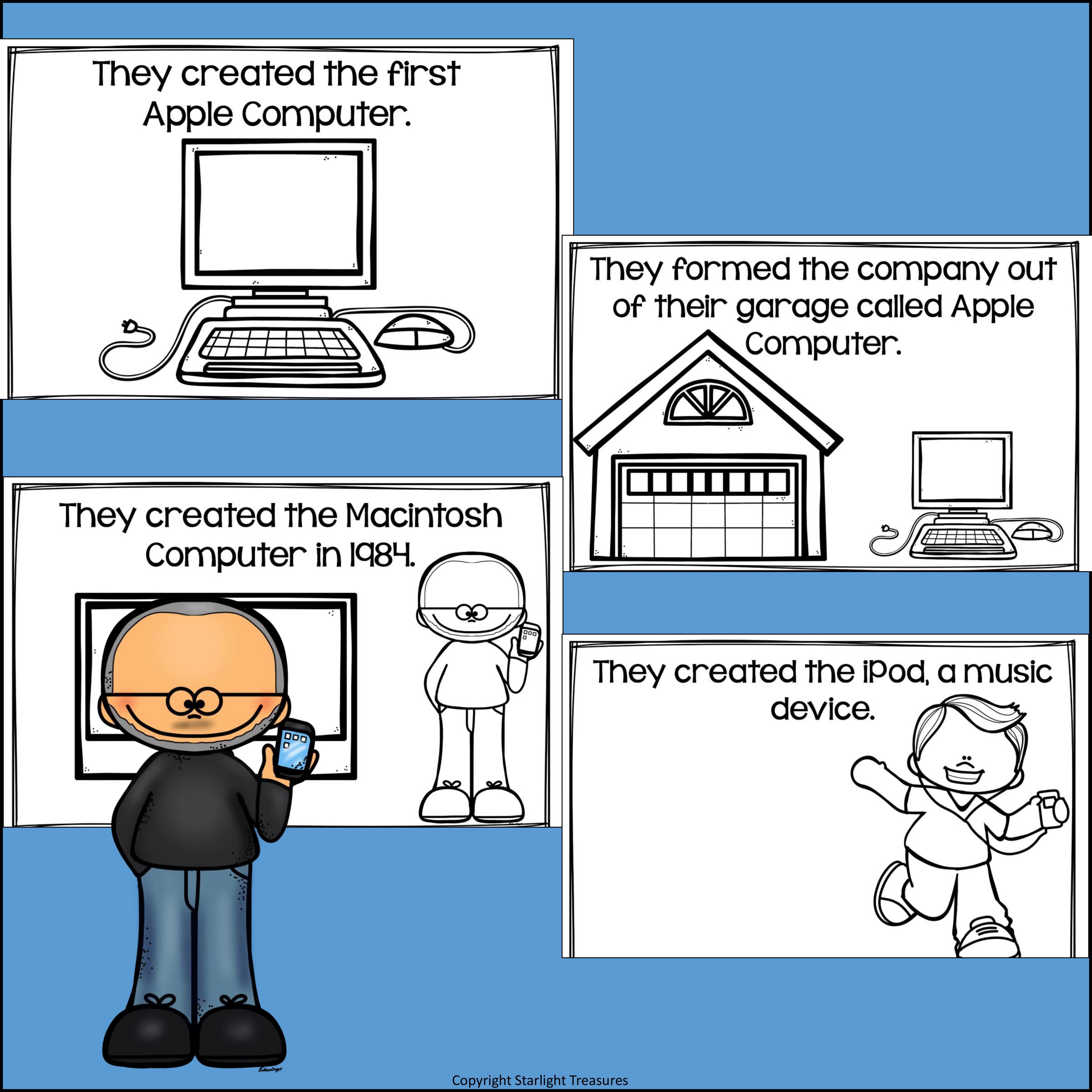 Steve Jobs Mini Book for Early Readers: Inventors