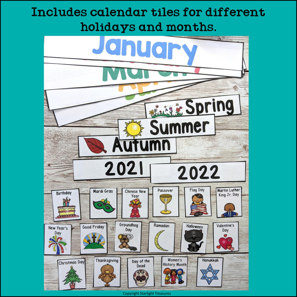 Printable Calendar for Your Classroom, Homeschool, Classes - Calendar FREEBIE