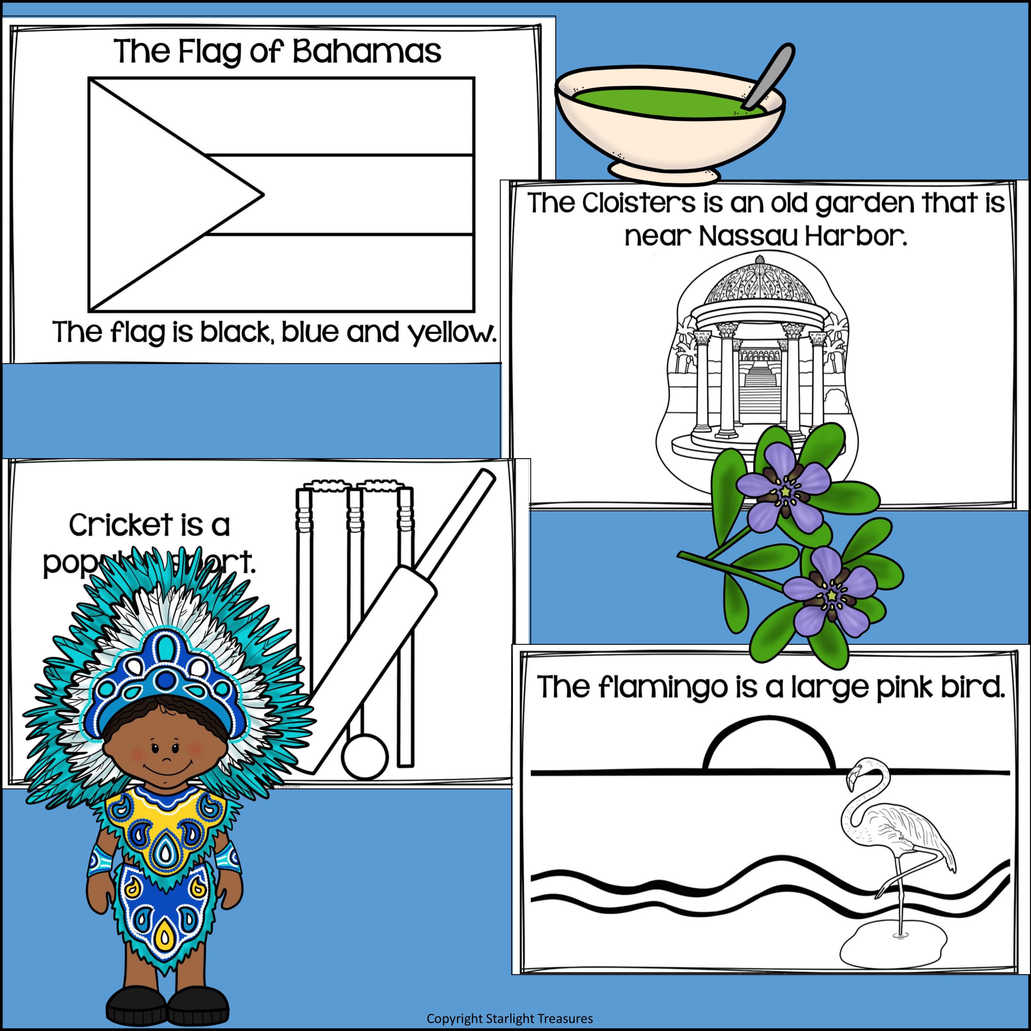 Bahamas Mini Book for Early Readers - A Country Study