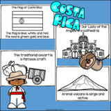 Costa Rica Mini Book for Early Readers - A Country Study