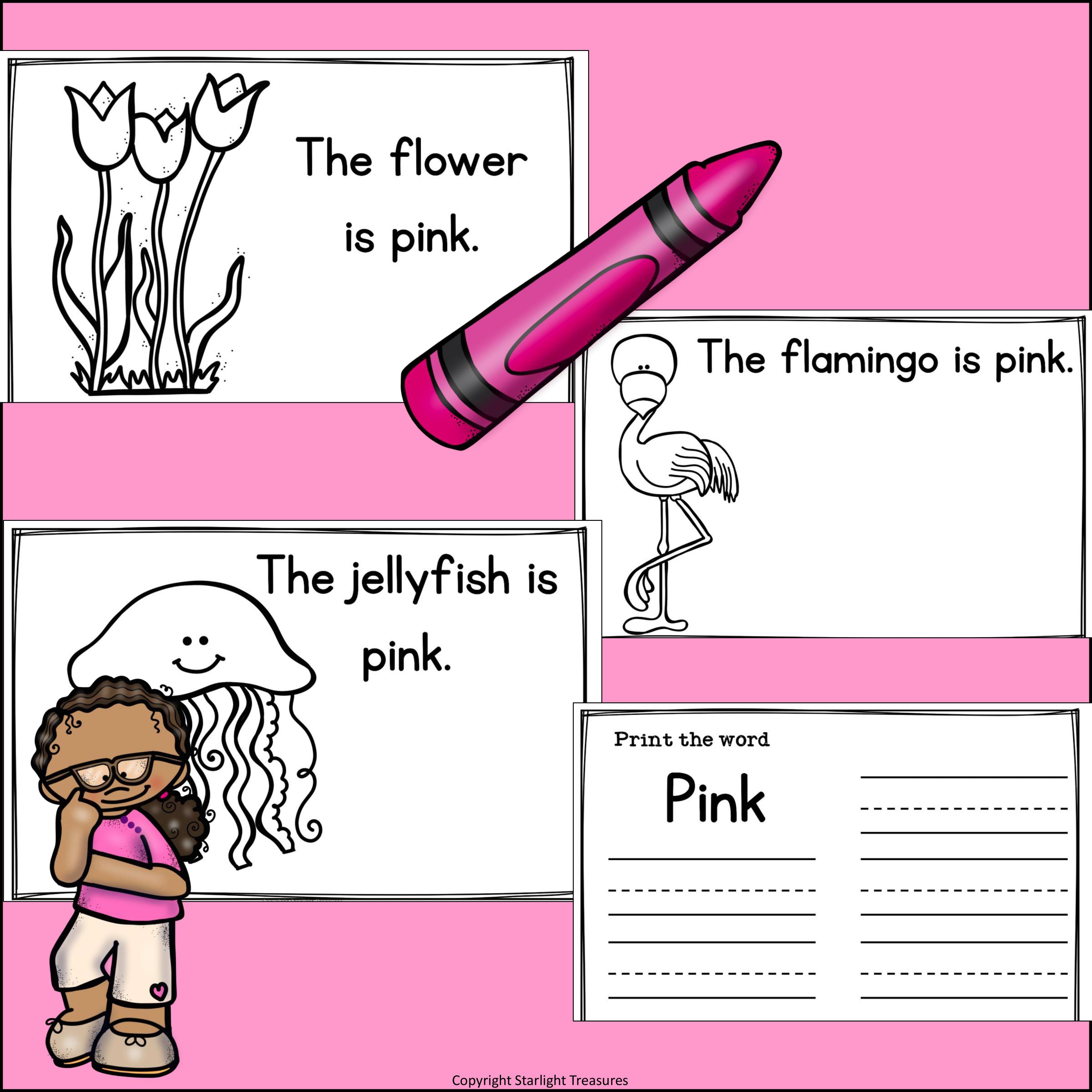 Colors of the Week: Pink Mini Book