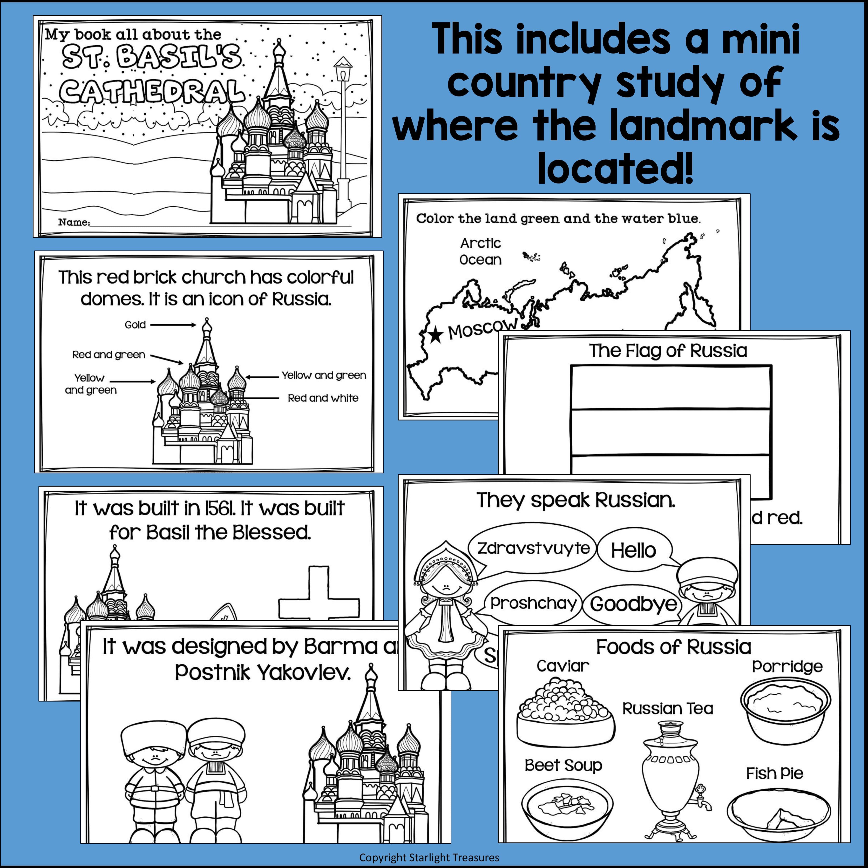 Saint Bail's Cathedral Complete Unit for Early Learners - World Landmarks