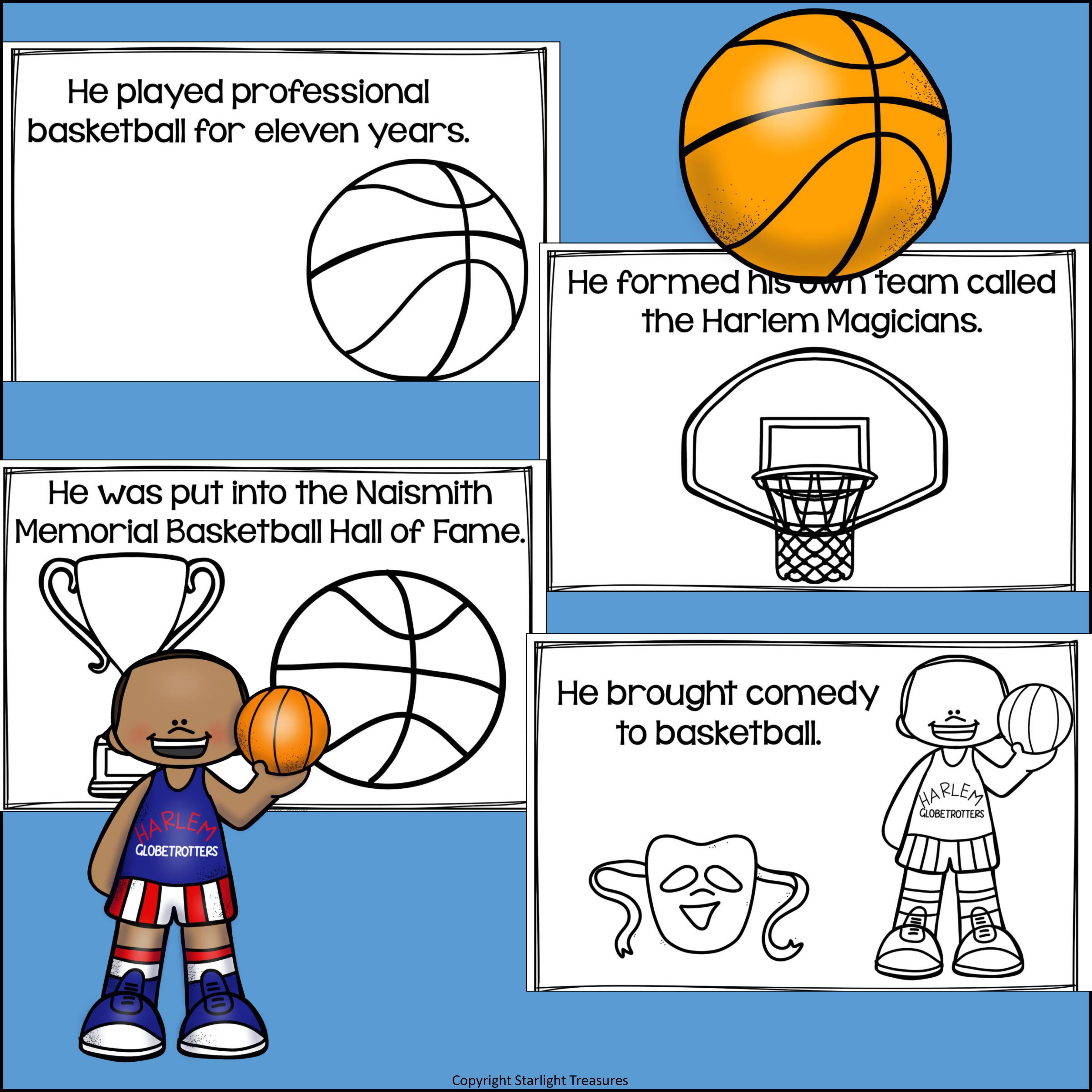 Goose Tatum Mini Book for Early Readers: Black History Month